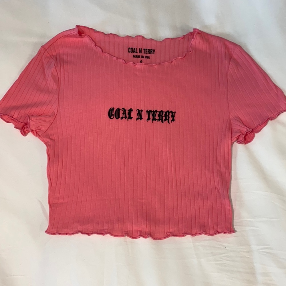 Pink crop top